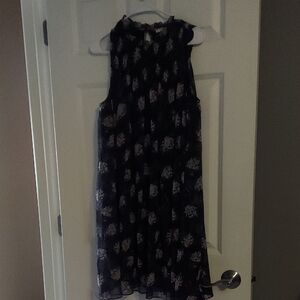 Joie Dark Floral Midi Dress